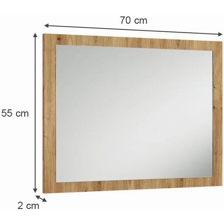 Wandspiegel Selena Artisan-Eiche 70 x 55 cm Vicco – Bild 3