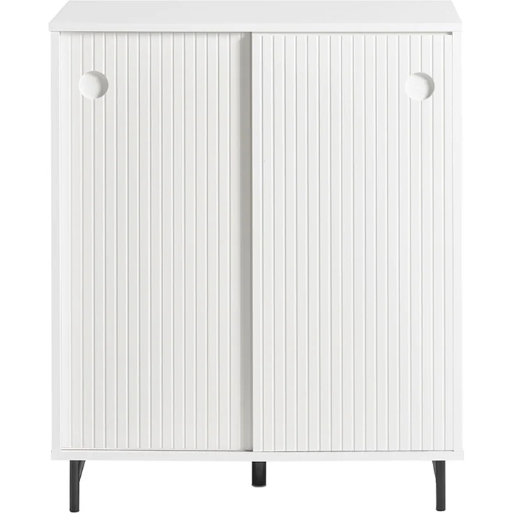 SoBuy FSB62-W Schuhschrank, MDF, Lackiert, Weiß, 70 x 87 x 37 cm – Bild 1