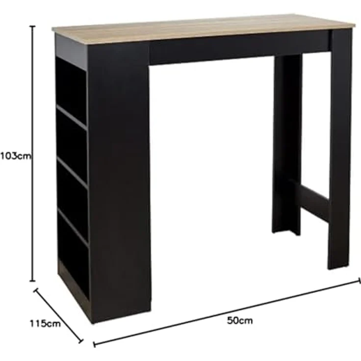 HOME DECO FACTORY Rollcontainer Büro 3 Schubladen Abschließbar Weiß – Bild 3