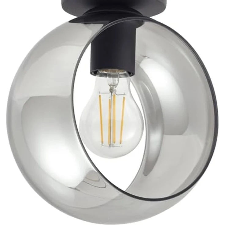 Lindby Deckenleuchten Roton, Glas Schwarz IP20, 1x15 W LED – Bild 6