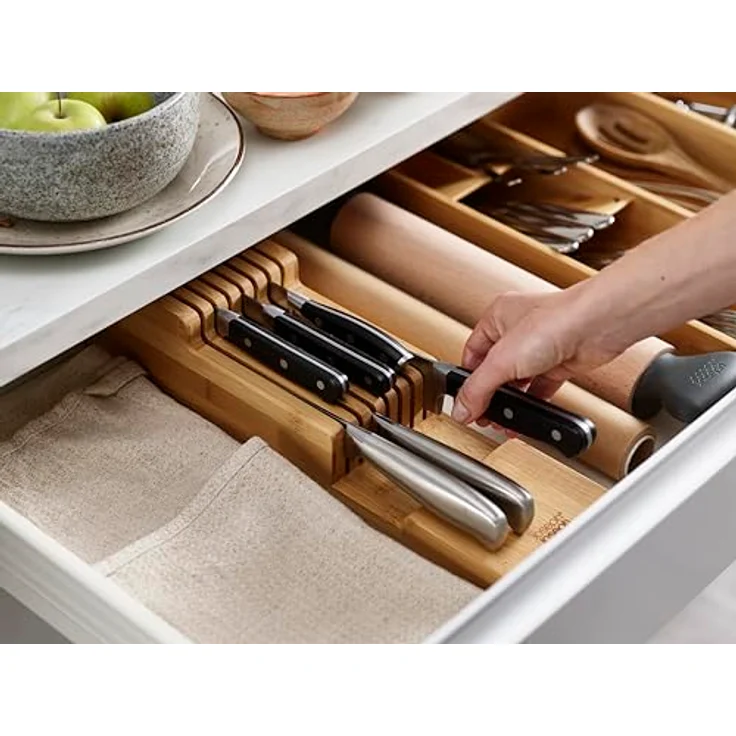 Joseph Joseph DrawerStore Bambus stufigerer Messerkasten – Bild 6
