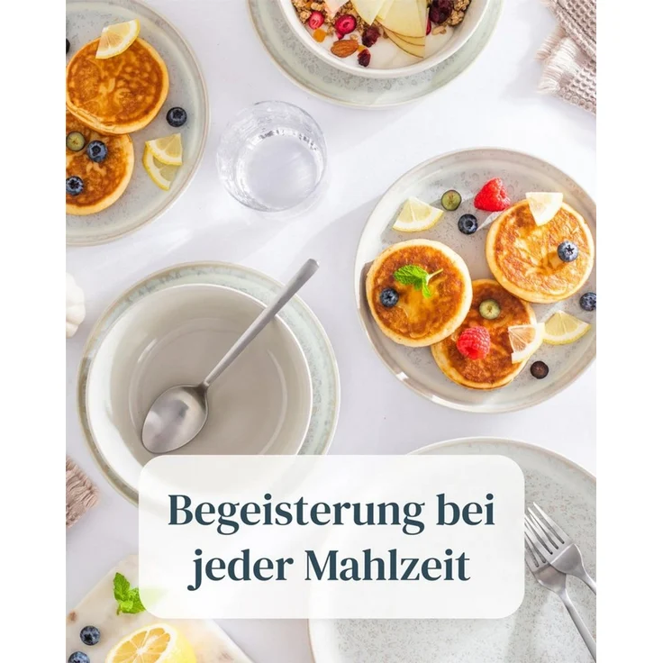 PURE LIVING INTERIOR DESIGN Geschirr-Set Ibiza Becher, 6er-Set, 350 ml, Beige, Steingut (6-tlg), 6 Personen, Steingut – Bild 4