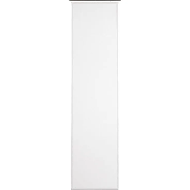 GÖZZE Flächenvorhang PERU weiß BH 60x245 cm weiß Gardine Fertigvorhang