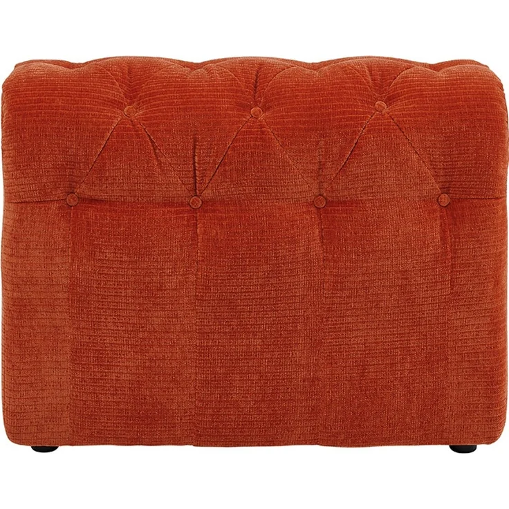 KAWOLA Sofa Seitenelement SEPHI medium Cord Vintage rot 62 x 27 x 82 cm – Bild 2