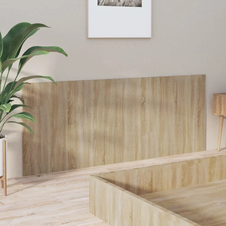 vidaXL Kopfteil Sonoma-Eiche 200x1,5x80 cm Holzwerkstoff 811046 – Bild 4