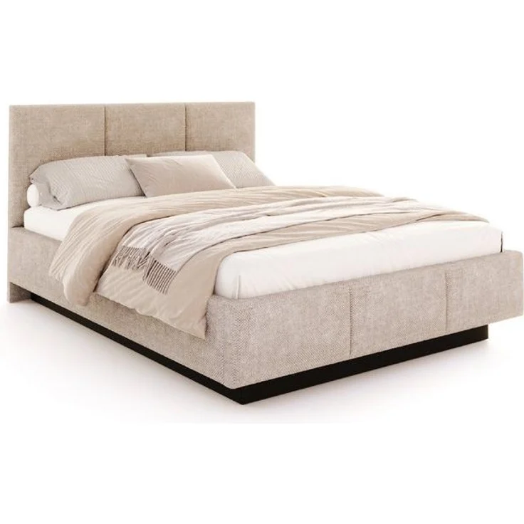 FDM Polsterbett ALMADA modern mit Bettkasten MADE IN EU - mit Ottawa Bezug (verfügbar 90x200 120x200 140x200 160x200 180x200cm, Bettrahmen, Bett, mit großen gepolsterten Kopfteil, mit Bettkasten zum aufklappen), Hebbarer Metallrahmen, Bettkasten – Bild 4