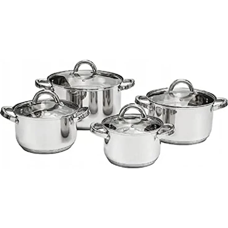 Ambition Beere Set mit 4 Edelstahltöpfen mit Deckel – Bild 2