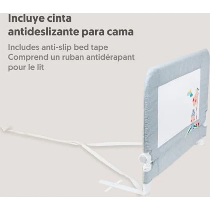 Interbaby AZBR001 Klappbares Rausfallgitter für Kinderbetten – Dschungel, 90 cm, 2600 g – Bild 2