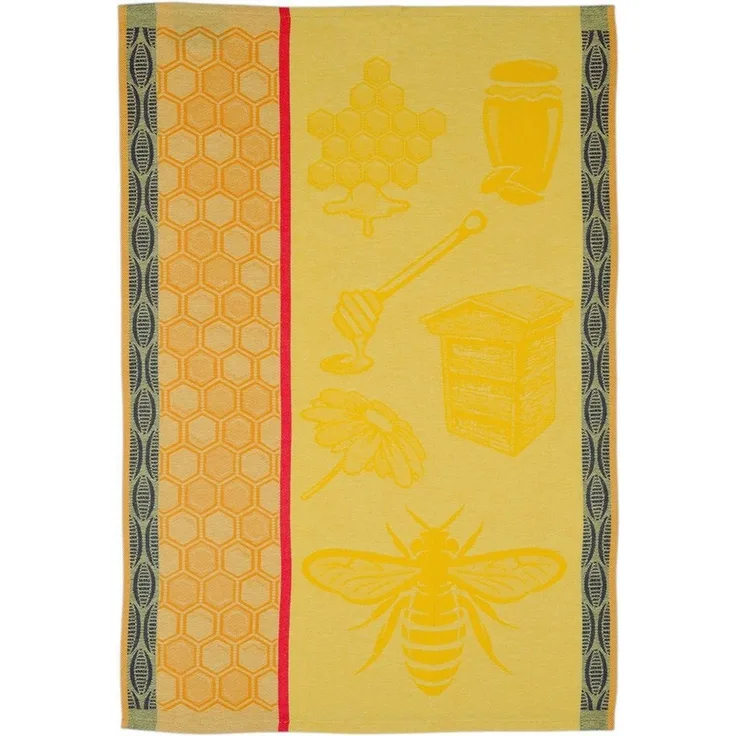 ROSS Geschirrtuch Biene, (Set, 3-tlg), Motivtuch, aus 100% Baumwolle