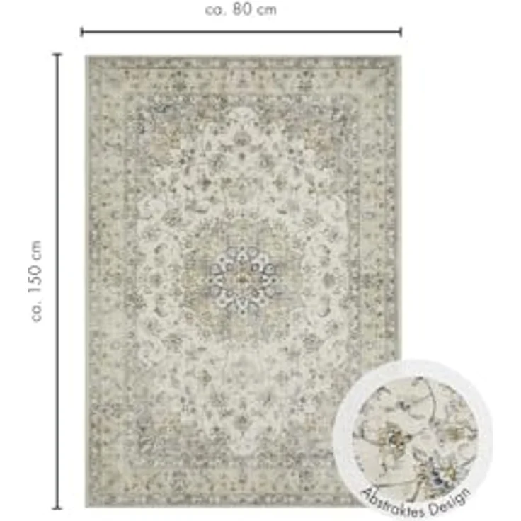 LUXOR living Teppich Prima 3, rechteckig, Höhe: 7 mm, Kurzflor, Orient-Optik, Vintage Design, auch als Läufer erhältlich – Bild 3