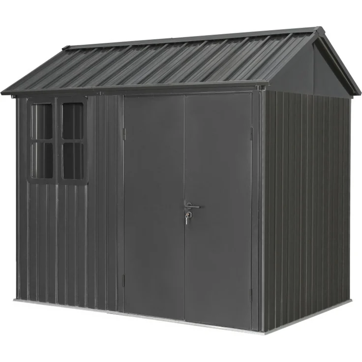 Tepro Metallgerätehaus Garden Shed 8 x 6 Premium anthrazit 252 x 168 cm – Bild 4