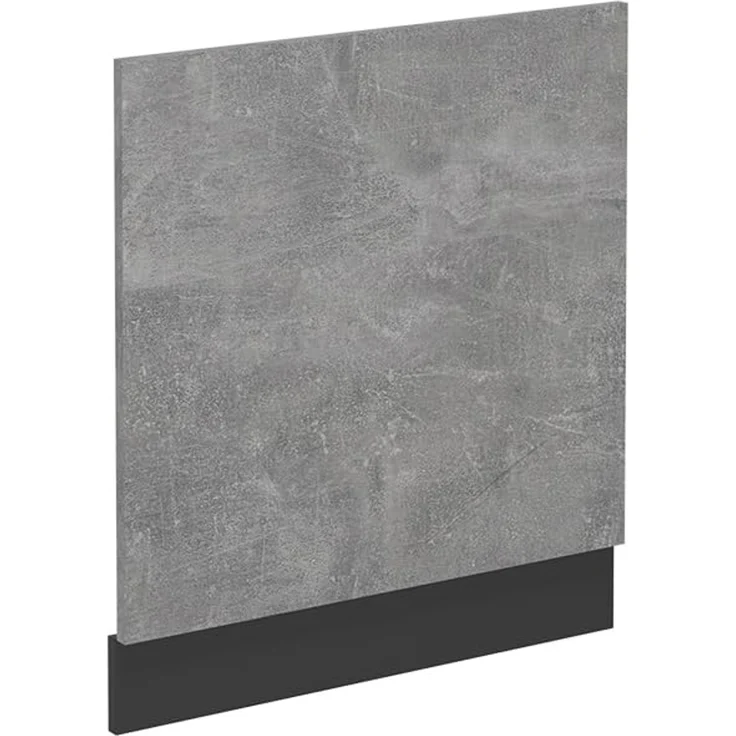 Vicco Frontblende R-Line, Beton, 60 cm | Für 60 cm teilintegrierten Geschirrspüler · Ohne Arbeitsplatte · ✓ Passend zur Küchenfront · ✓ Frei kombinierbar