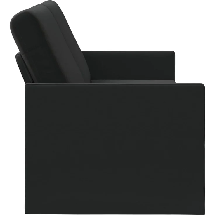 vidaXL 3-Sitzer Sofa Schwarz 190 x 81 x 82 cm Samt (V) 42041126 – Bild 3