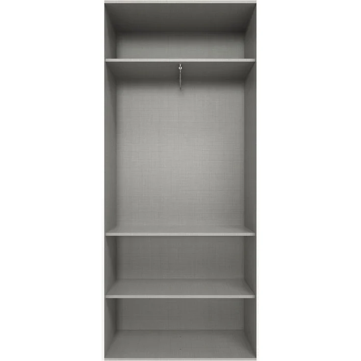 Wimex Kleiderschrank Mugano,in 3 Breiten, 2 Tiefen, viele Farben, Made in Germany (in Basic oder Premium Ausstattung) mit kurzen Griffen aus Metall – Bild 2