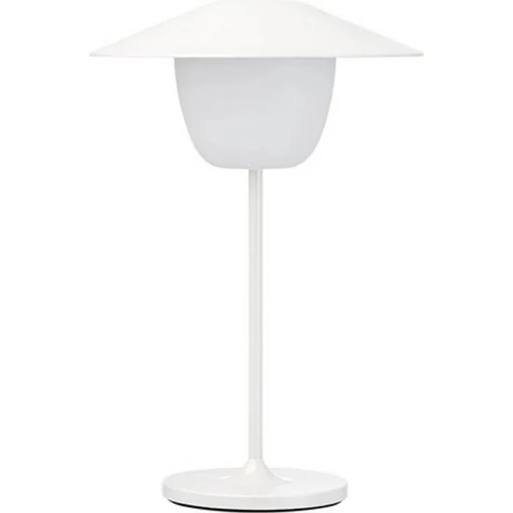 blomus LED Tischleuchte -ANI LAMP- Mobile LED-Tischleuchte: Designlampe - Innen und Außen, LED fest integriert, Warmweiß, Tageslichtweiß, Kaltweiß, Outdoor, IP54, 2700-4000K, Wandelbar, Touch, Dimmbar, 35h Brenndauer