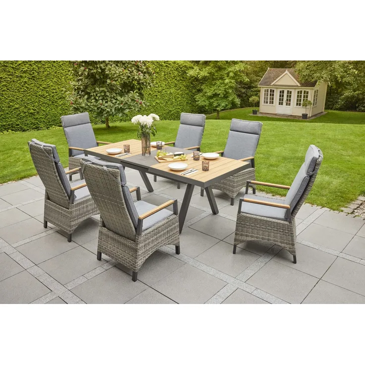 LC Garden »Kumasi« Gartenset V 7tlg. Esstisch