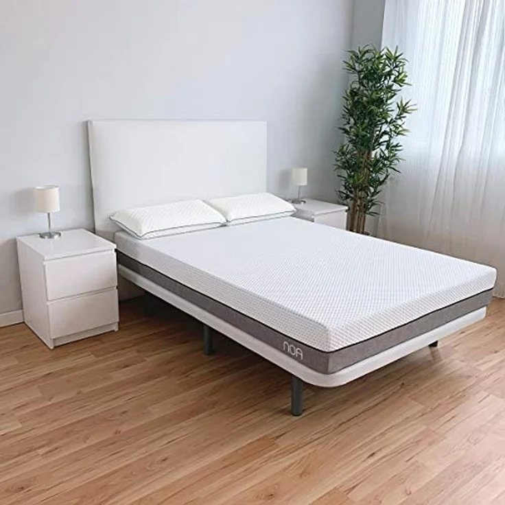 DUÉRMETE ONLINE Viskoelastische Matratze Noa, Anpassungsfähigkeit und Komfort, Anti-Milben und Antibakteriell (alle Maße), 150 x 200 cm – Bild 2