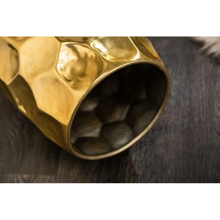 riess-ambiente Beistelltisch ORGANIC ORIENT Ø50cm gold (Einzelartikel, 1-St), Wohnzimmer · Metall · Hammerschlag Design · Handarbeit · rund · Waben – Bild 5