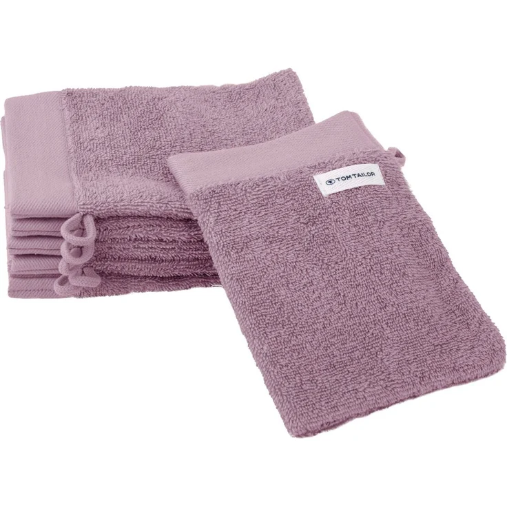TOM TAILOR HOME Waschhandschuh Waschhandschuh COLOR BATH, Frottier (6-St) – Bild 1
