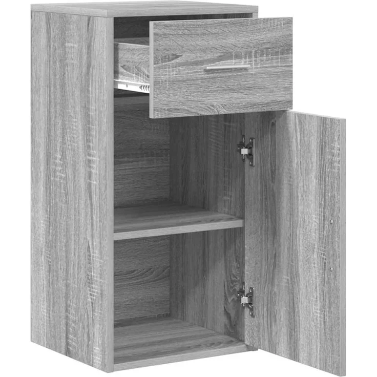 vidaXL Sideboard mit Schubladen Graues Sonoma 38 x 34 x 75 cm 869551 – Bild 5