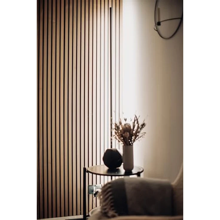 Osram SMART+ WiFi Floor Corner LED Stehleuchte, 12W, 200lm, RGB+TW 3000-6500K, WiFi, Alexa, Schwarz – Bild 4