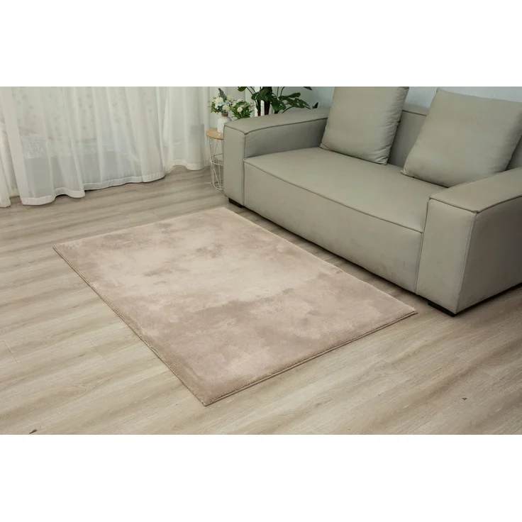 Vimoda Fellteppich Lisa, aus Mikrofaser rutschfeste und warme Oberfläche, Höhe: 16 mm, Teppich Wohnzimmer extra flauschig & weich, dicht, Kinderzimmer – Bild 1