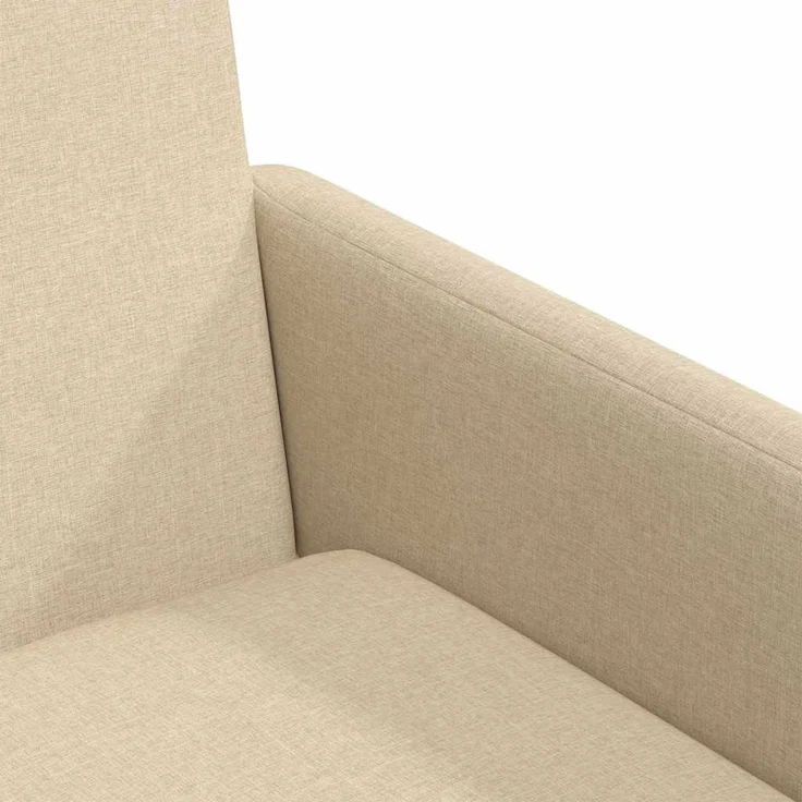 vidaXL Esszimmerstühle 2 pcs Creme 57 x 67 x 95 cm Stoff 42017910 – Bild 6