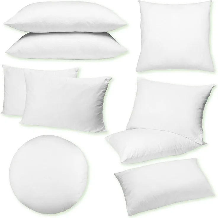 Arsvita Füllkissen Kissenfüllung mit Feder,Polyester Füllung 40 x 40 cm Federkissen