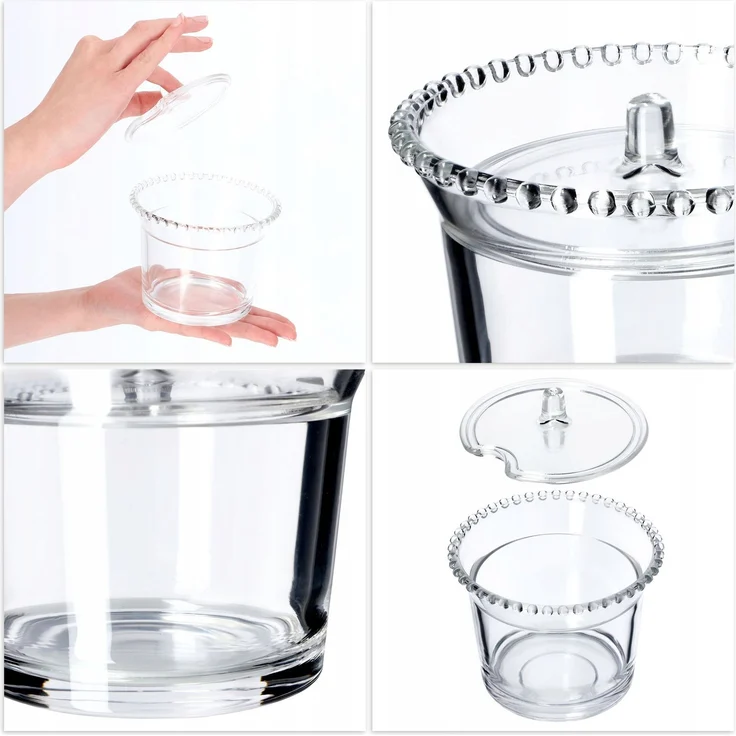 KADAX Zuckerdose, Zuckerdose mit Deckel, Zuckerbehälter aus Glas, elegant – Bild 4