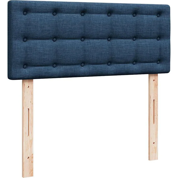 vidaXL Ottoman-Bett mit Matratze Blau 120x200 cm Stoff 3311621 – Bild 7