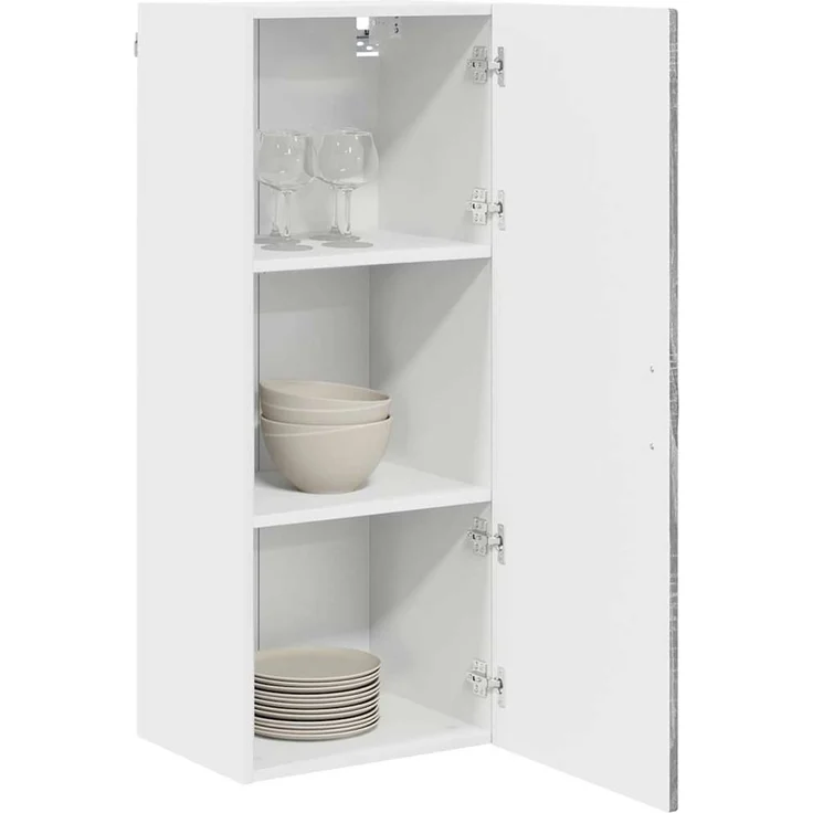 vidaXL Wandschrank PORTO Sonoma-Grau 40 x 31 x 100 cm Holzwerkstoff 885471 – Bild 3