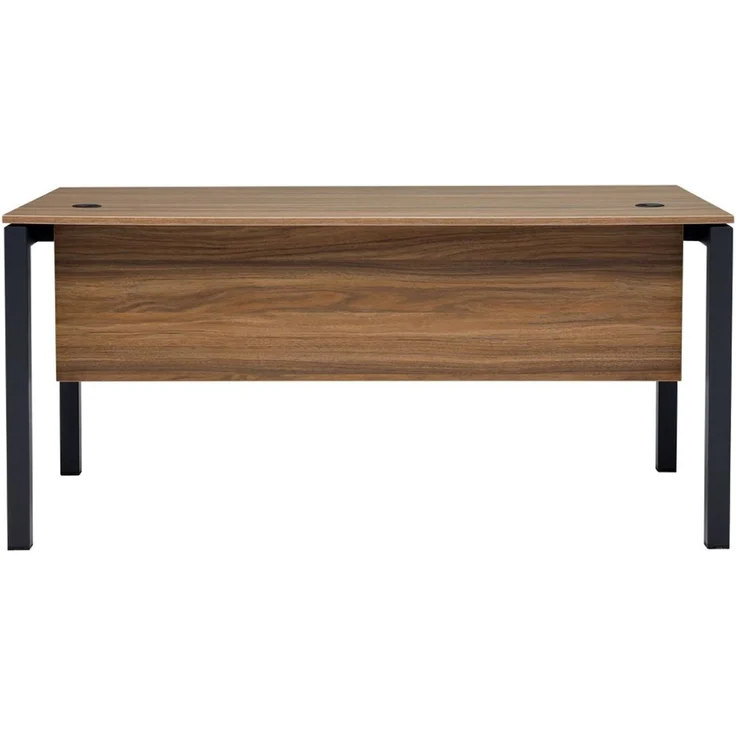 Schreibtisch Tetra, 160 x 80 x 75 cm, Nussbaum Dekor/anthrazit RAL 7016 – Bild 4