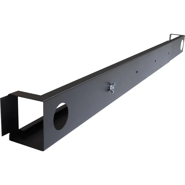 Schreibtisch Tetra, 160 cm, inkl. Anbau rechts o. links montierbar, Saphir Eiche Dekor/silber RAL 9006 inkl. Kabelkanal – Bild 4