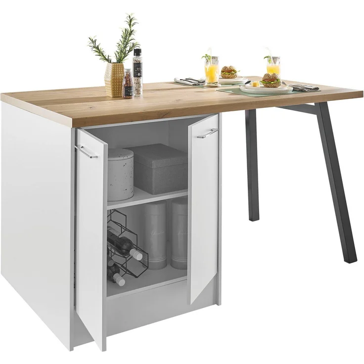 BASIC by Balculina Kücheninsel Turin, Breite 150cm – Bild 2