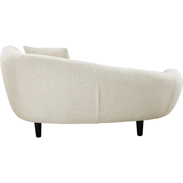 ATLANTIC home collection Chaiselongue Olivia, Nierenform-Sofa mit Zierkissen im Originalbezug – Bild 3