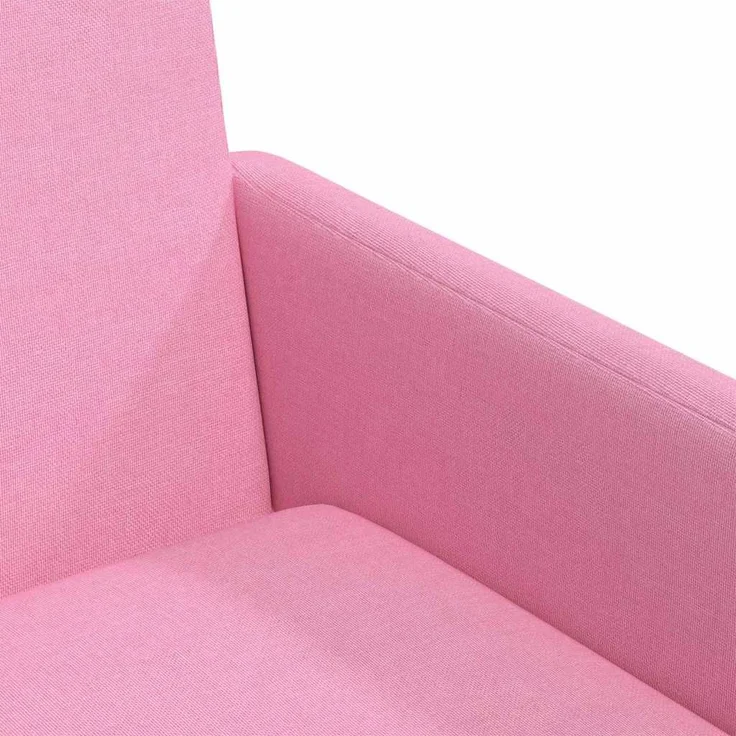 vidaXL Esszimmerstühle 2 pcs Rosa 57 x 67 x 95 cm Stoff 42017912 – Bild 6