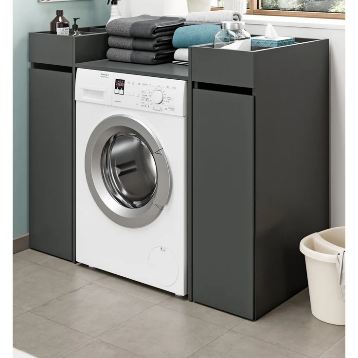 Waschmaschinenumbau Set Flexy in grau 124 x 101 cm – Bild 1