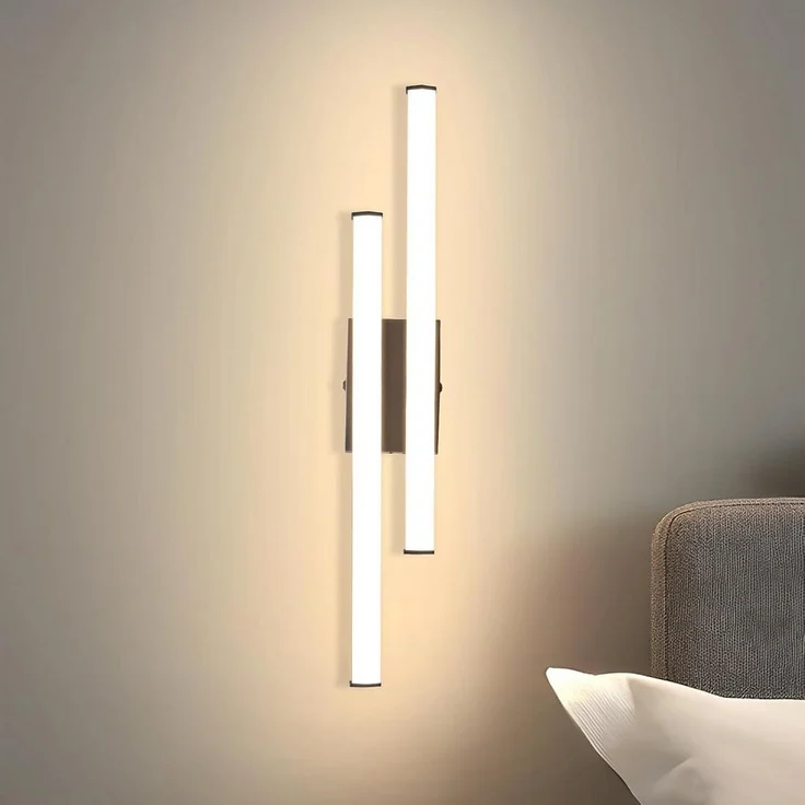 Nettlife LED Wandleuchte Innen Schwarz Modern 6/12/18/27W 3000K Flur Wandbeleuchtung Warmweiß, LED fest integriert, Warmweiß, Wandlicht für Wohnzimmer Schlafzimmer Küche – Bild 5