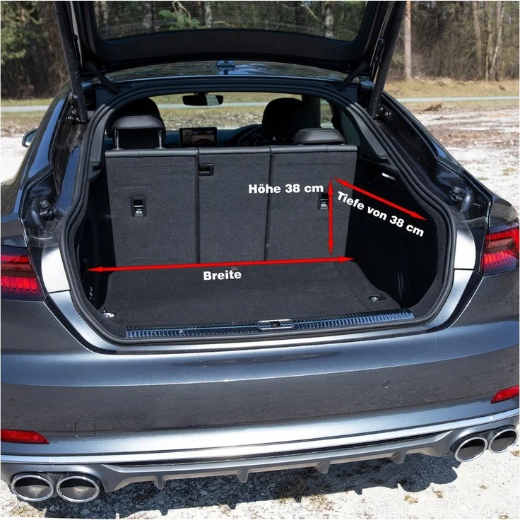 CopcoPet Tier-Autobett Autohundebett Schwarz 70 x 55 cm mit Viscoschaumstoff – Bild 1