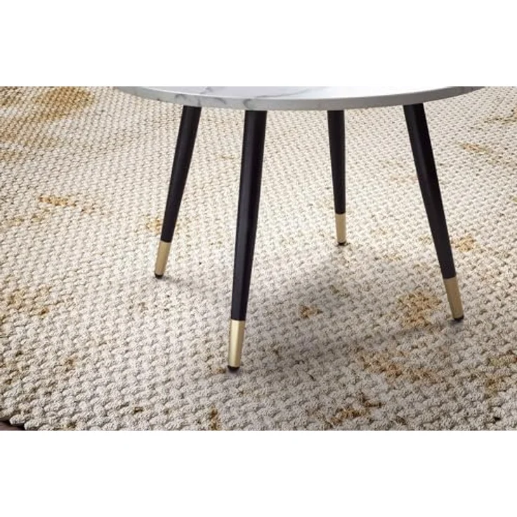 MID.YOU Mid.you Couchtisch, Weiß, Rund, Holzwerkstoff, konisch, 60x41x60 cm – Bild 6