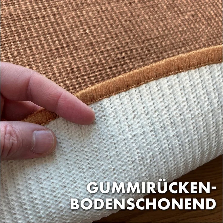 Kubus Kratzmatte für Katzen, Rund, Sisal Kratzteppich, In vielen Größen und Farben – Bild 4