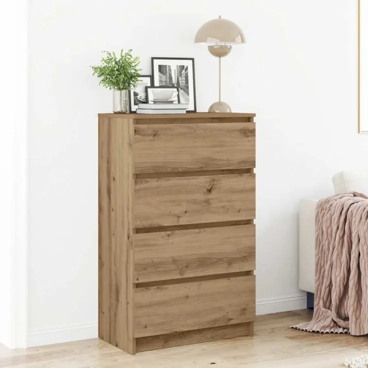 vidaXL Sideboard Artisan-Eiche 60x35x98,5 cm Holzwerkstoff 861129