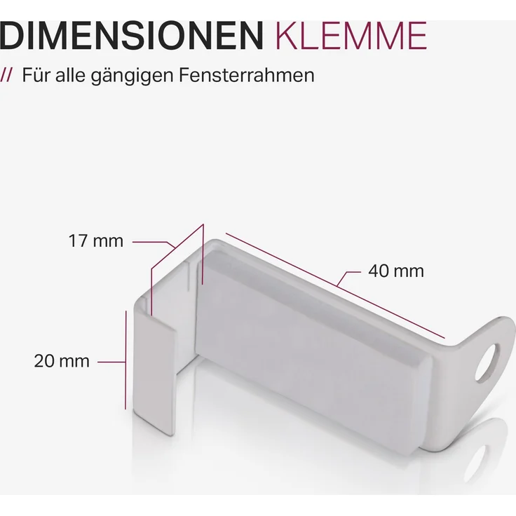 Spannvitrage, Gardinenstange - Metall - ( 40-60 cm - Weiß ) zum Spannen, Klemmstange Ausziehbar, Vitragestange ohne Bohren und Schrauben, Ø 9 mm Weiß 40-60 cm – Bild 4