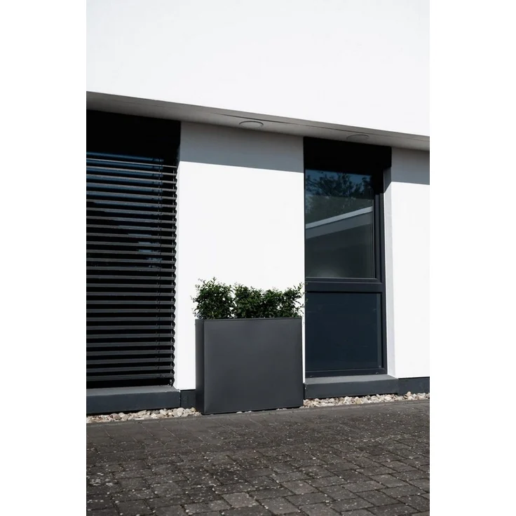 VIVANNO Pflanzkübel Zink ELEMENTO Kasten - Anthrazit Matt (1 St), 90x25x75 cm – Bild 2