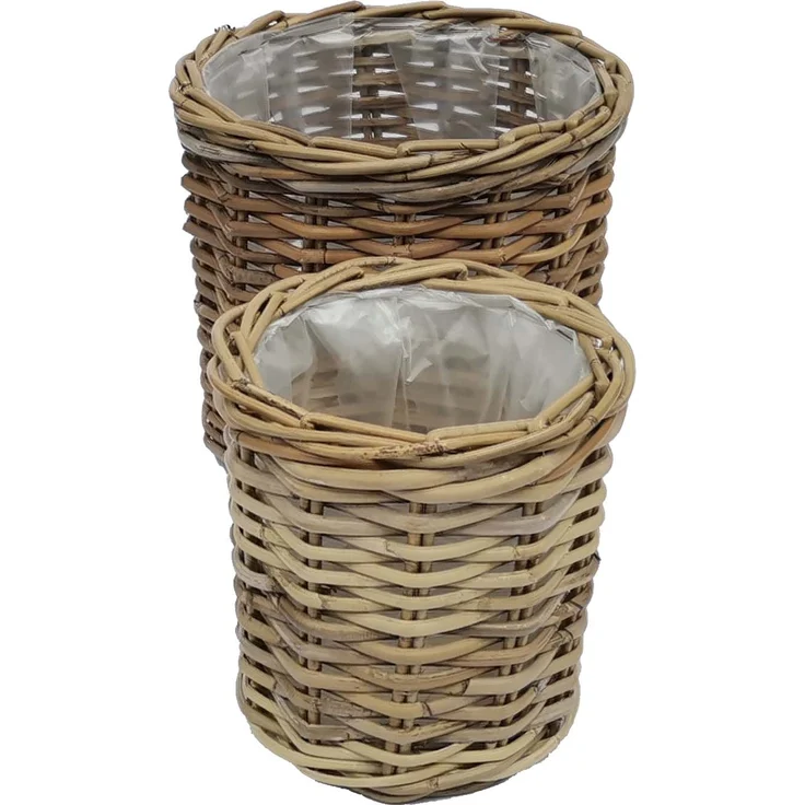 Rattan Korb Siena 2 er Set Klein – Bild 4