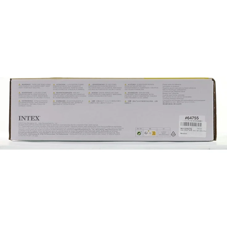 Intex 'Classic Downy' Luftbett, blau, 183 x 203 x 25 cm – Bild 16