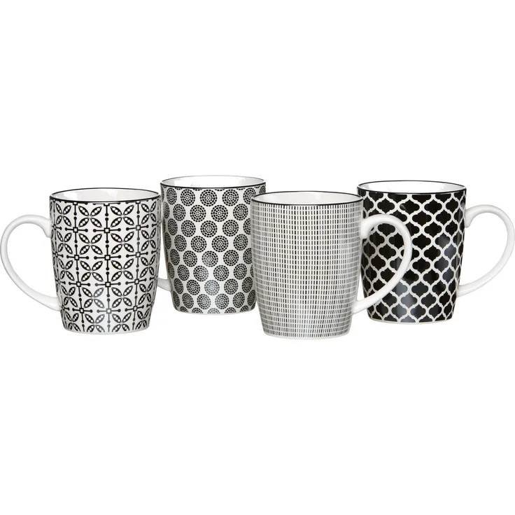 Ritzenhoff & Breker Takeo Mixed Kaffeebecher 350 ml 4er Set