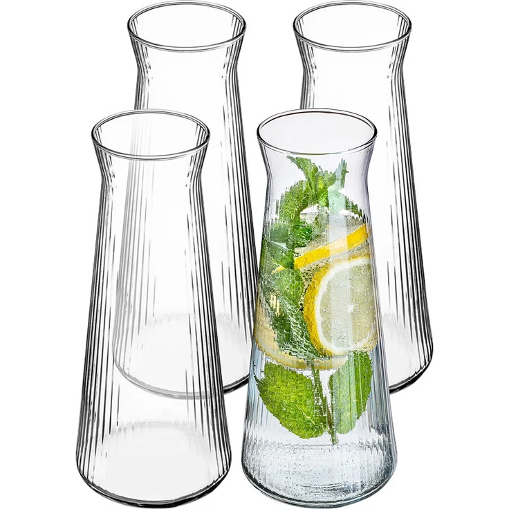KADAX Glaskaraffe, Wasserkaraffe aus Glas, Spülmaschinenfeste Getränkekaraffe – Bild 1