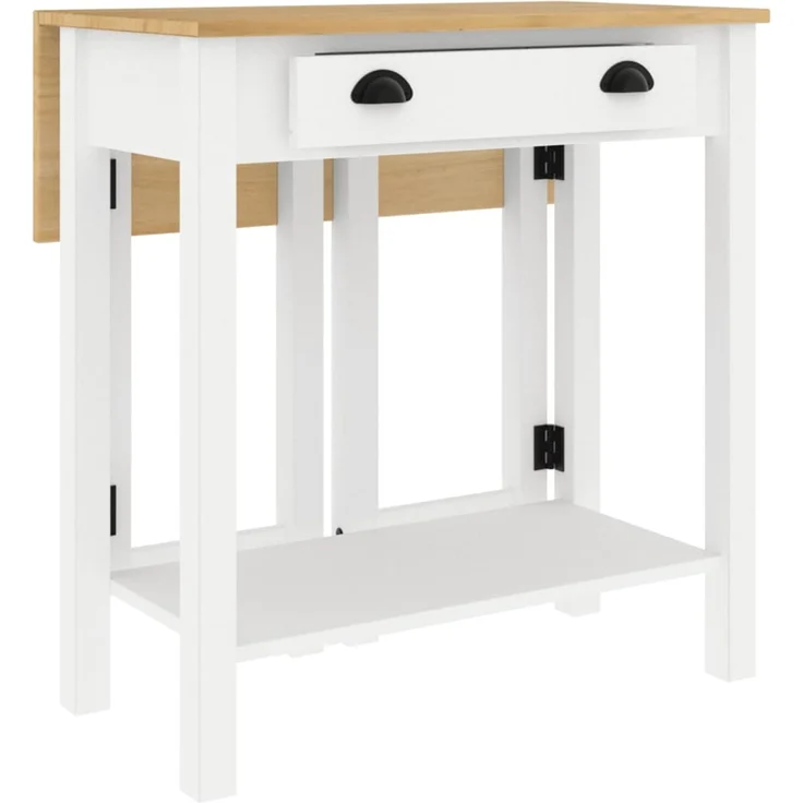 vidaXL 3-tlg. Bar-Set Weiß Massivholz Kiefer 4005698 – Bild 6