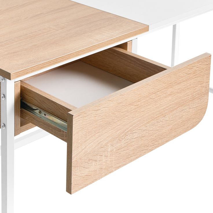 Schreibtisch OCATE Weiß 120 cm 60 cm – Bild 6